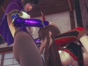 [GENSHIN IMPACT] Futa Mona fucks Amber (3D PORN 60 FPS)