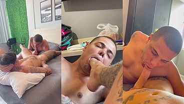 TIAGO GAÚCHO - PACCOO FODENDO O PUTO GAÚCHO - TATUADO LIBERA O PAUZÃO PRO CARA MAMAR E FODE O RABO DELE