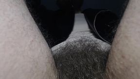 Leather Daddy -worship and Smell My Long Pubic Hair