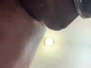 Huge dildo pegging