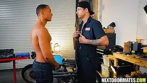 Hung repairman giving client a special service - Jayden Marcos AJ Sloan