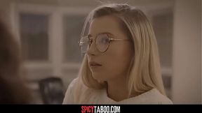 Lucky stepbrother fucks his stepsister and her virgin friend