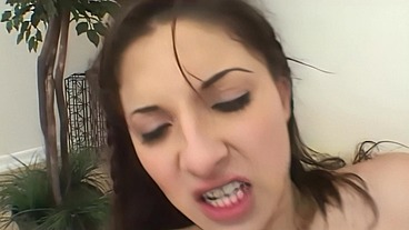 Karina Kay Trades Sucking A Lollipop For Cock And Then Gets Her Ass Fucked