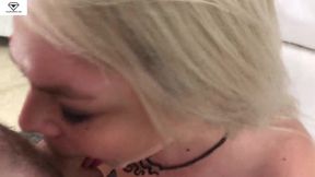 Alice Frost's Deepthroat Delight Ends with a Facial Finish