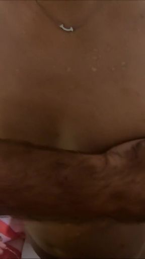 POV: Unexpected Hot Shower Sex - Big Booty Asian Girl - Real WMAF   Clip 1