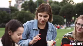 Petite brunette Bloom Lambie gets fucked and massaged in 4K