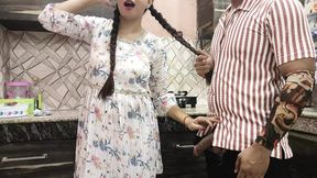 Indian sister-in-law gets pounded in kitchen with Hindi filth, intense hardcore boning