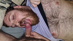 Fucking Chubby's Mouth Until He Cums.