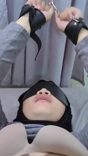 Jaw-dropping moment from &quot;Hijab Wife Caught Cheating and Got Whip Punishment by Her Husband - Minokiiko&quot;