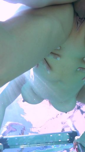 Underwater Anal Fuck with Her New Toyboy