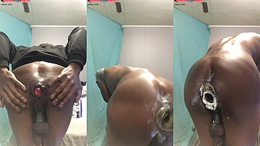 Put the Damn XL Buttplug in Before you Fuck This Loose Booty Bitch! - DJ ButtPussy