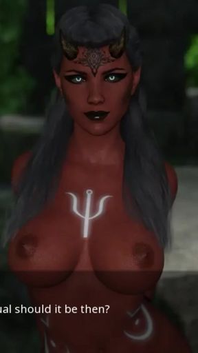 MILF Demon Queen Sucked My Cock DRY - Completed Her Dark Ritual!   Clip 1