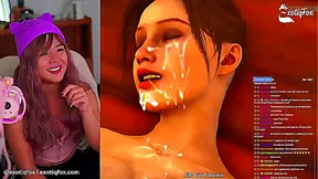 Massive Clit Princess Dominates Futanari Babe in Steamy Hentai Action