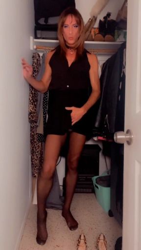 Oh, No! Caught Crossdressing Like a Slut in the Closet