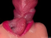 CLOSE UP: BEST Milking MOUTH made You CUM Through the FUNNEL! CUM FEEDING! Sensual BLOWJOB ASMR 4K