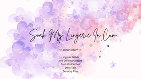 Soak My Lingerie In Cum
