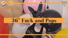 36" Balloon Monster Popping - Fuck2Pop, NailPops, BitePops