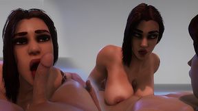 JotaruJokocknito dominates busty MILF in 3D