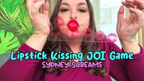 Lipstick Kissing JOI Game - Can You Keep Up With a Challenging Lipstick JOI Game with Sydney Screams? - JOI Games, Lipstick Kissing, Glass Kissing, Red Lipstick - HD 1080 WMV