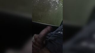 Wanking off driving 1