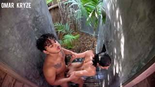 Exotic Arab Latina Gets Fucked In Outdoor Shower