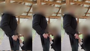Boy needs daddies toy outdoor