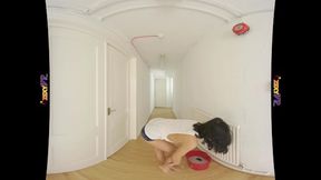 MIA WET T-SHIRT HARD NIPPLE TEASE IN VR 180 3D