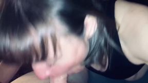 No Hands Cum In My Mature Cougar Wife 48 Sucking Our Younger Friends Cock 28 Till He Explodes In Her Mouth