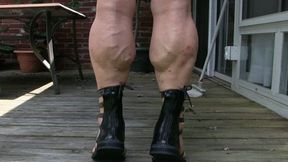 Pink Fox, calf raises, the changed aspect ratio