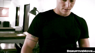 DisruptiveMovie.com - Military studs Elliot and Justin flipfuck each other's tight ho