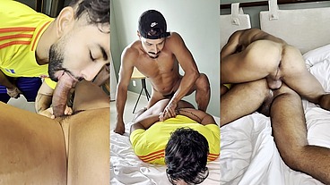 Brazil vs Colombia — I Fuck the Footballer Hard — 37 min