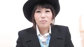 ”Adorable Asian Babe In Outfit Gets Fondled & Fingered”