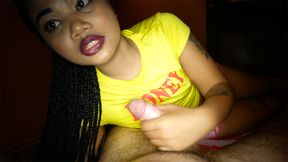 Bubble butt Thai cutie happy end massage