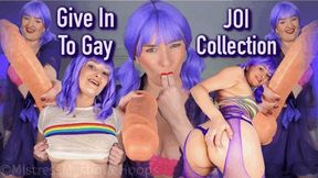 Give In To Gay JOI Collection - Mistress Mystique will make you accept your bisexuality - Femdom Queer Jerk Off Instructions Make Me Bi - MP4