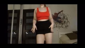 Big Ass BBW Teasing and Dancing