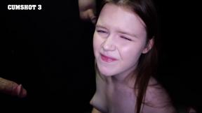 ”Does the cum taste good, Ava?”