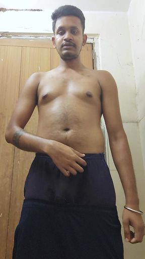Indian Play Boy Bathroom Sex Show Big Dick and Play