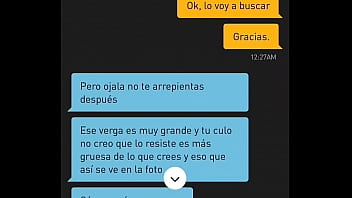 Chat con amigo, sobre joven Dotado