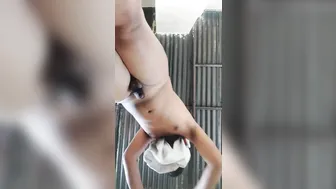 Indian twink strokes big black cock and shows off round ass on webcam