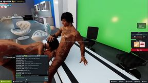 3dxchat - Actres SiffrediOPEN and news actres - First Scene and to be continued...