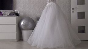 The view under the wedding dress c