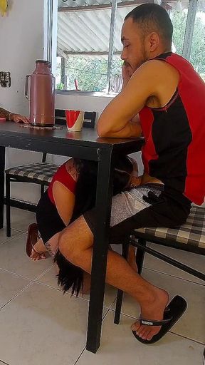 She's a Friend of My Wife, but She Caught Me Under the Table