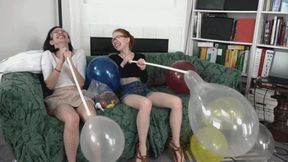 Dolly and Nora Blow Q11 Balloons (MP4 - 720p)