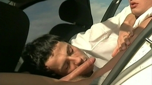 Sucking on a Car-Bonneted Beauty: Sebastian's Treat