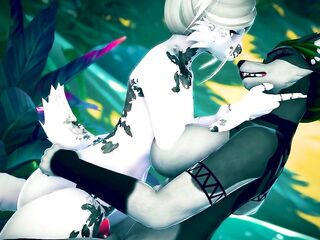 ???? Feral Yiff Wolf Breeds His Bunny Angel Pet ! ???? - VRCHAT FUR ERP