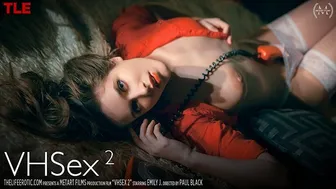 Busty Emily J Moans Loudly Fingering Her Hairy Pussy While Watching Porn