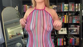 Transparent Mesh Dress Try on Haul