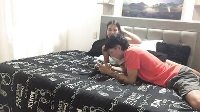 Stepfamily felching I taunt my fresh meat sister in my room