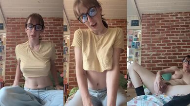 Best friend tempts you with her big tits