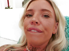 Best Rimjob To The Guy From Horny Blonde MILF Kitt Jones